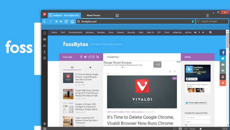 vivaldi browser replace chrome fossbytes 1
