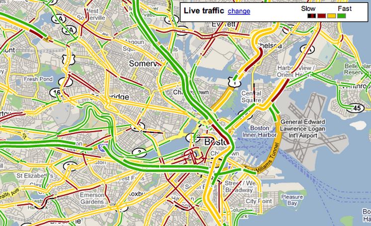 google map traffic