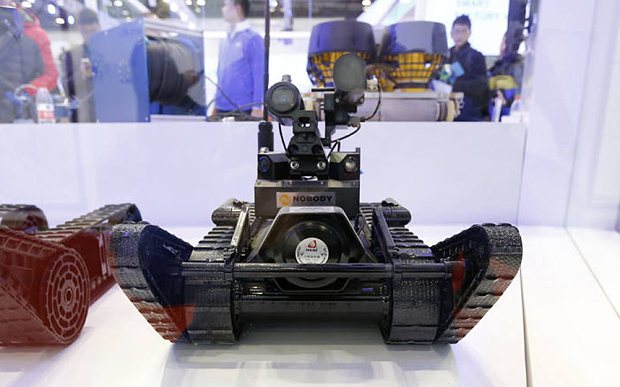china attack robot terrorism 