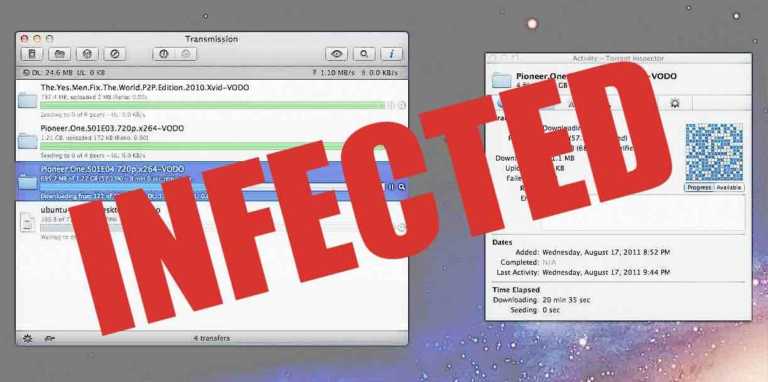 Mac Large transmission infecter keyranger