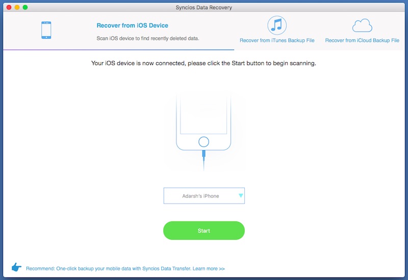 syncios ios recovery tool 4