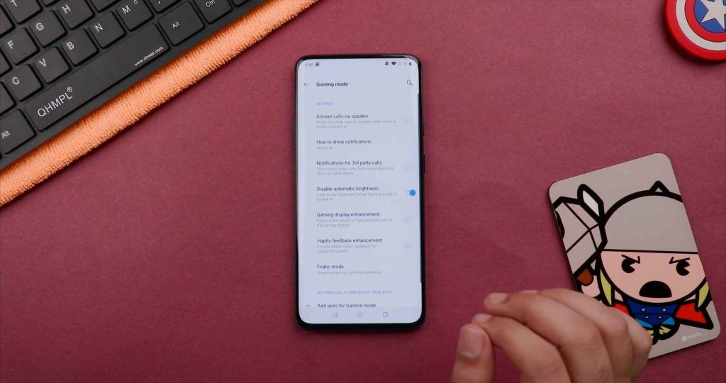 OnePlus 7 pro gaming mode