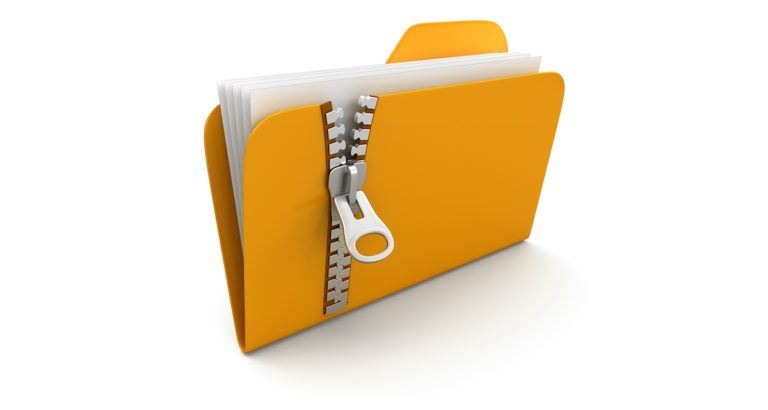 Zip files in Windows, Mac