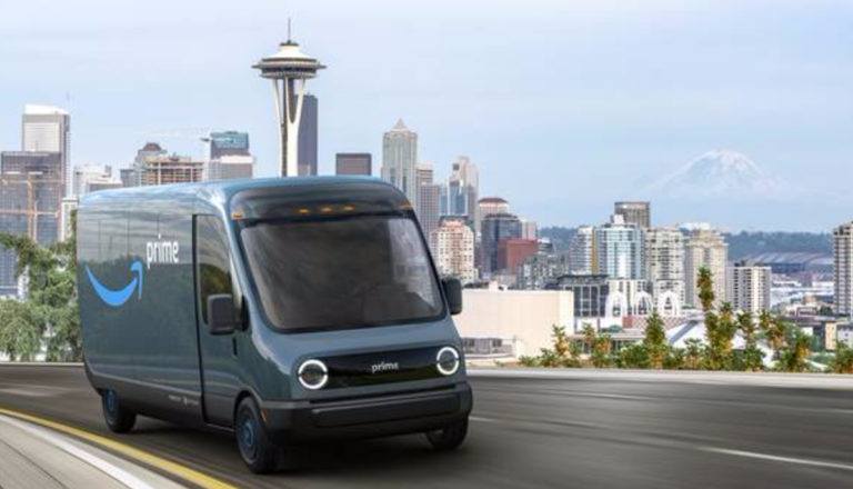 Rivian Electric Truck Amazon