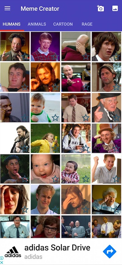 Meme Generator: create funny memes app