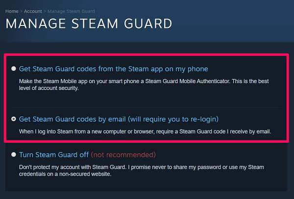 get steam guard code