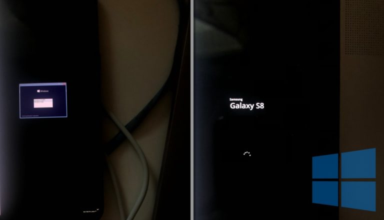 Windows 10 on ARM Running Galaxy S8