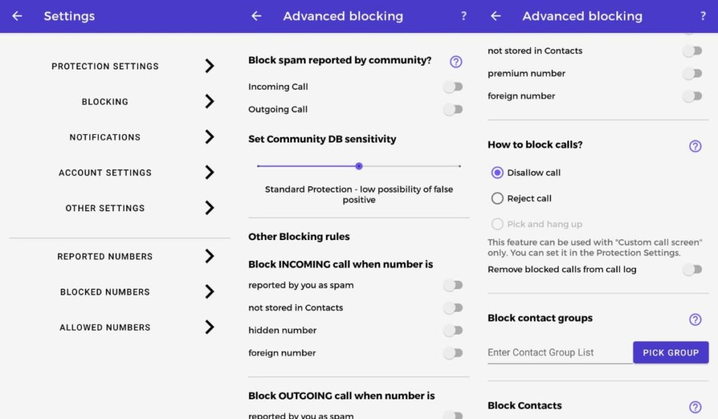 should I answer free android call blocker app