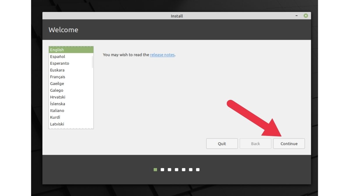 Install Linux Mint Welcome!