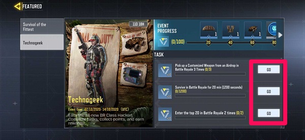 Unlock hacker class in Call of Duty mobile