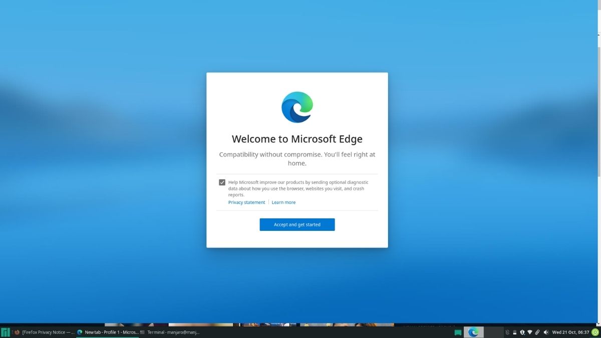 Welcome to Edge- install edge chromium on Arch