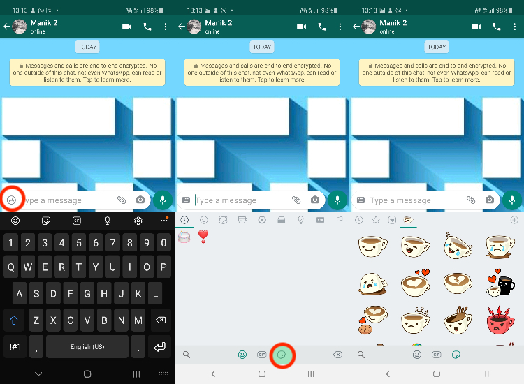 1. How to send WhatsApp stickers