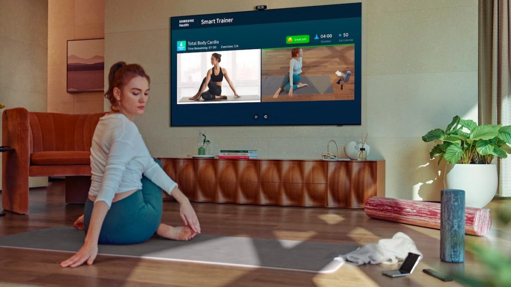 Samsung smart trainer at the Best of CES 2021