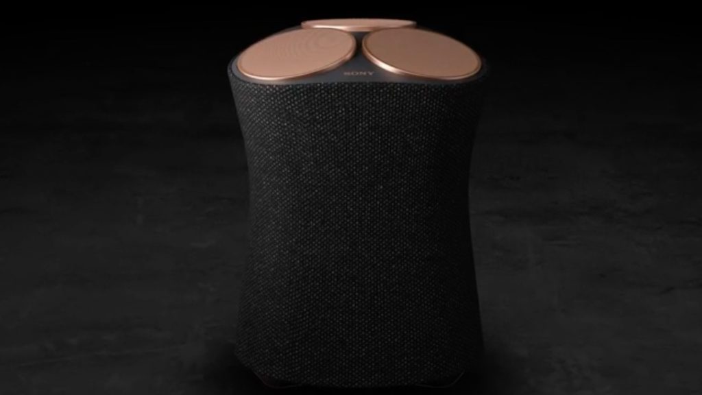 Sony SRA5000 360 reality audio speaker at CES 2021