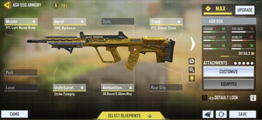 AGR556 custom loadout without scope