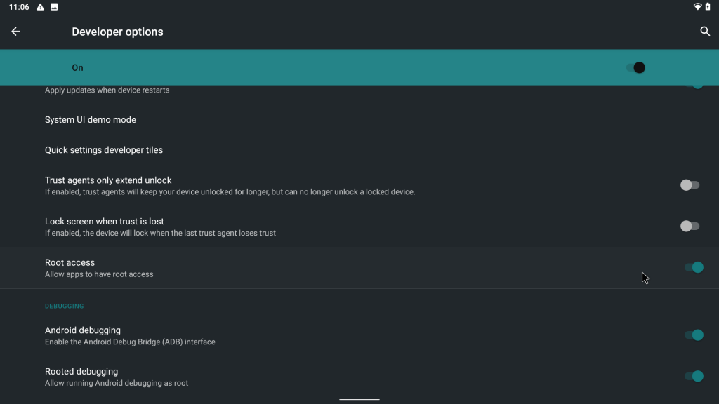 enable root access lineage