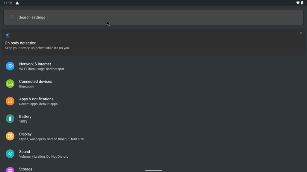 settings app lineage - how to install android on raspberry pi 4