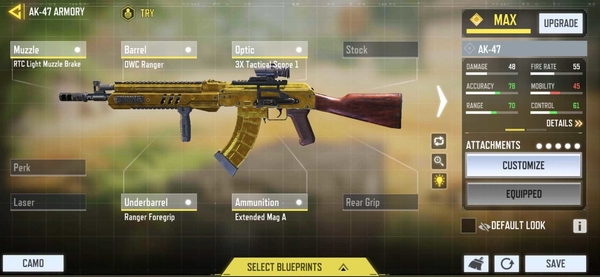 AK47 custom loadout for long range