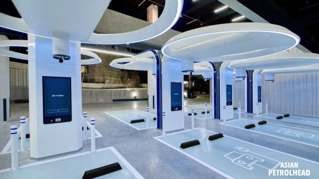 Hyundai Ioniq 5 EV 800V charging station