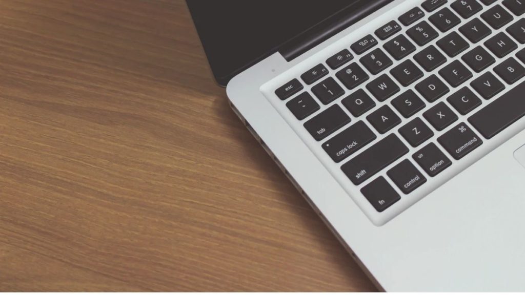 test the laptop's keyboard