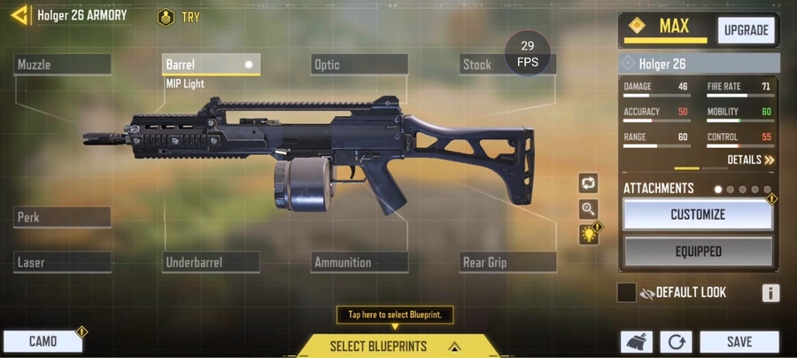 COD mobile Holger 26 LMG