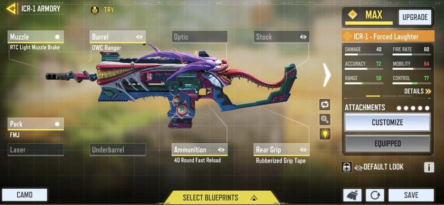 ICR-1 mid range loadout