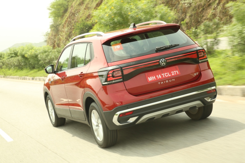 Volkswagen Taigun suv backview
