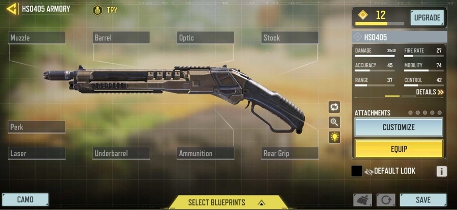 HS0405 gun COD Mobile