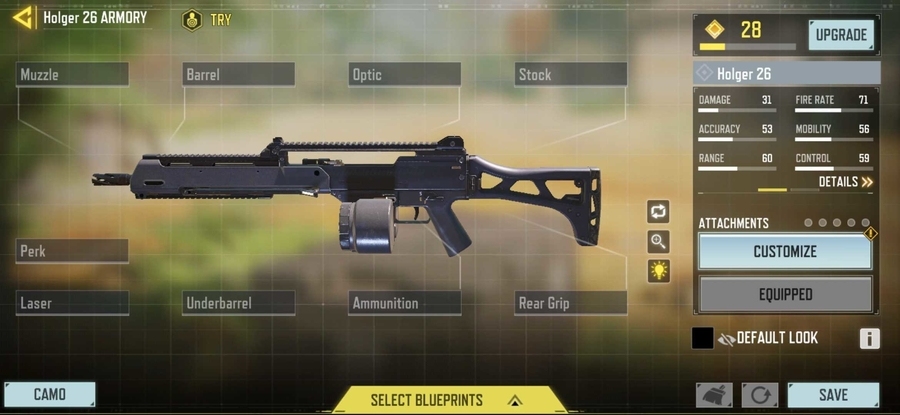 Holger 26 best gun Call of Duty Mobile