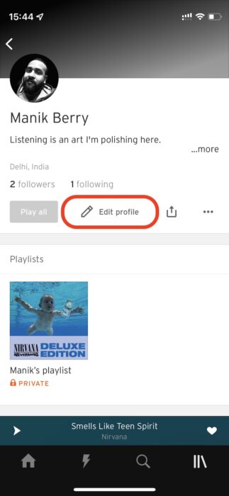 how to change SoundCloud username iOS- 4