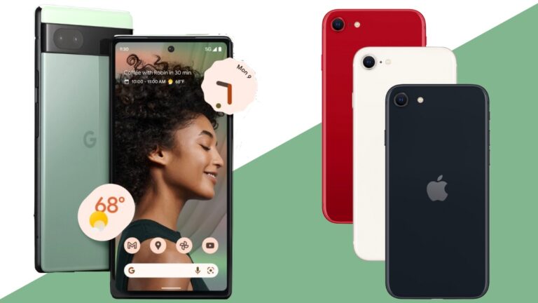 Google Pixel 6A vs iPhone SE 3 featured
