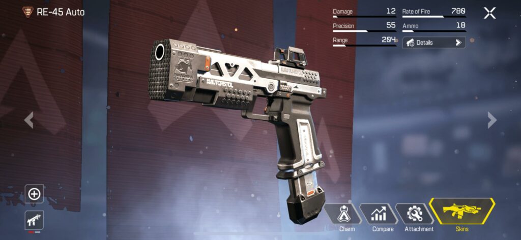 RE-45 auto pistol apex legends
