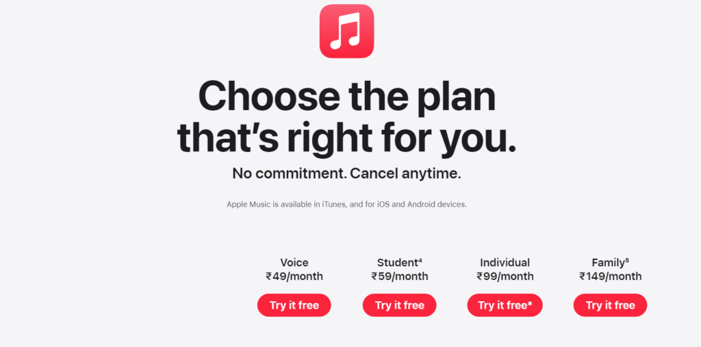 Apple Music student plan
