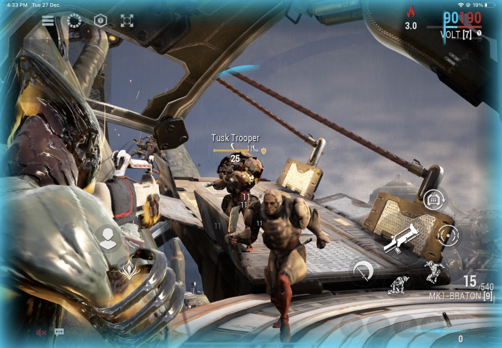Warframe mobile ios gameplay
