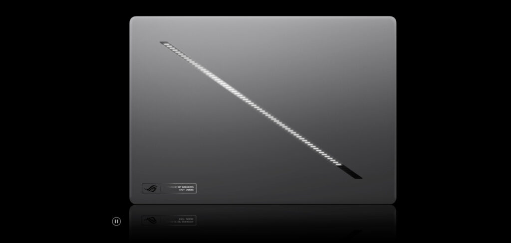 Back of the Asus ROG Zephyrus G14