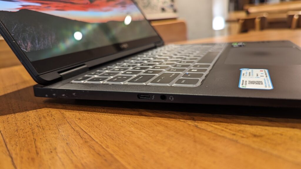 Ports on the left hand side 