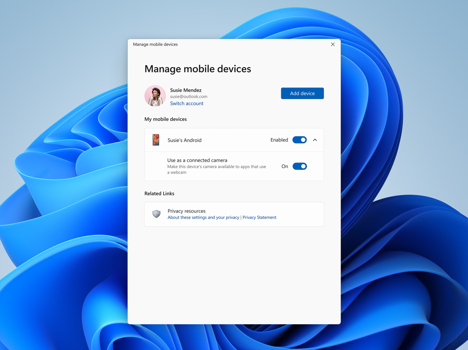Microsoft Cross Device Experience app