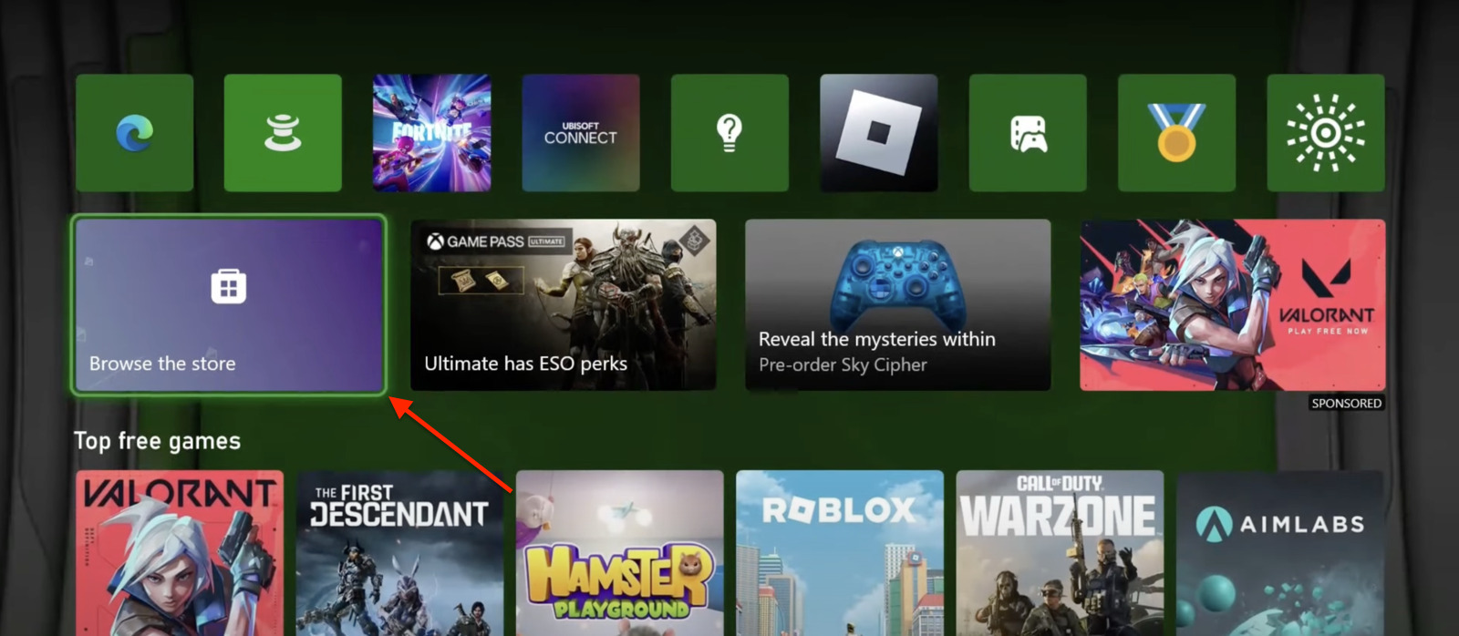 Image of the Microsoft Store icon to download Valorant on Xbox