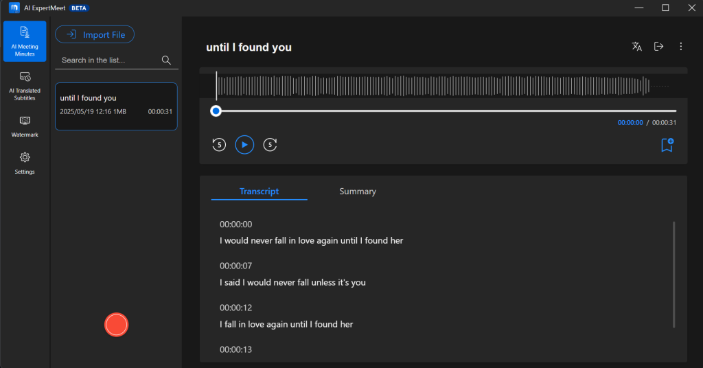 Image of the expertmeet app