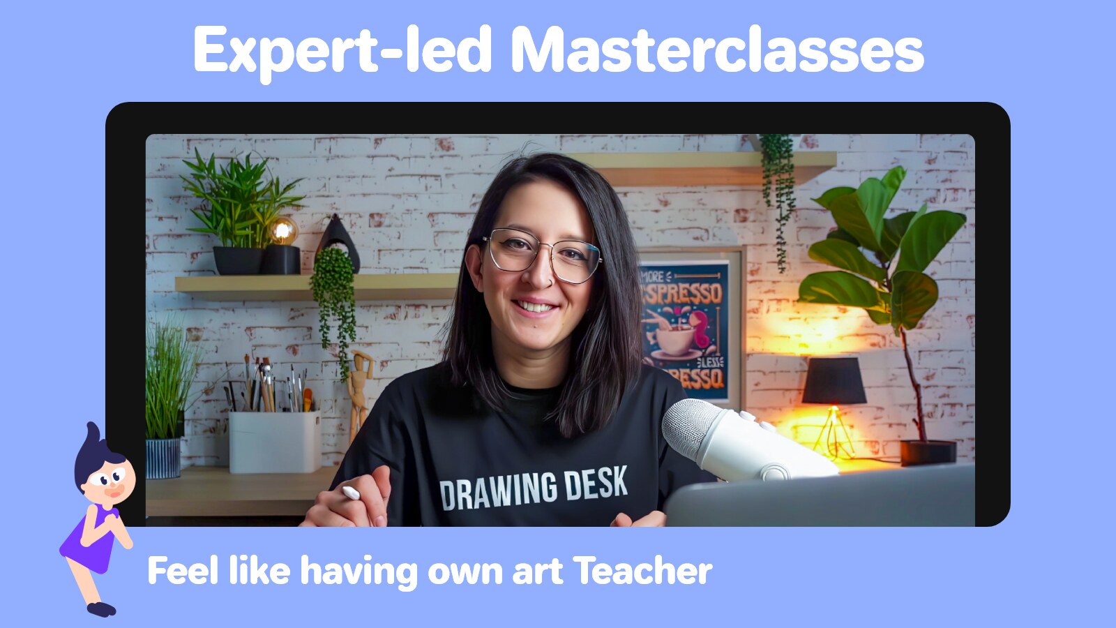 Image of the drawing desk app