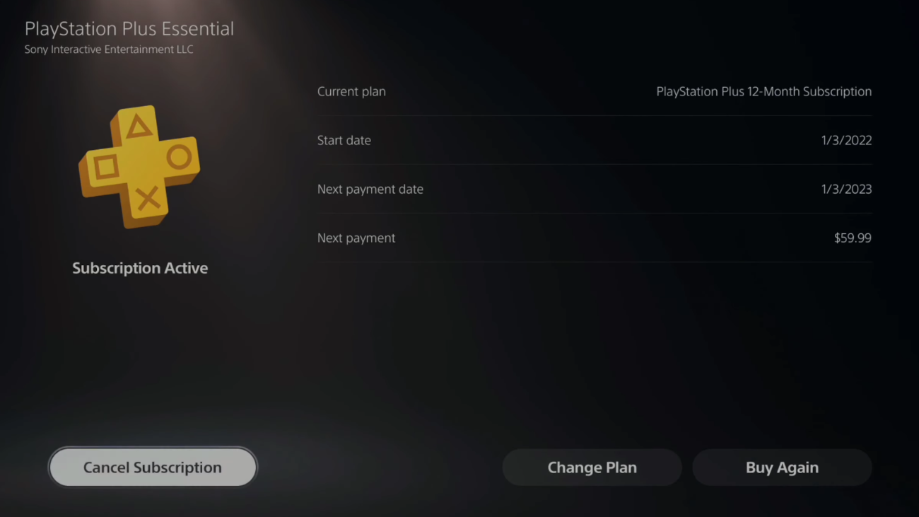 image to Click on Cancel Subscription (1)