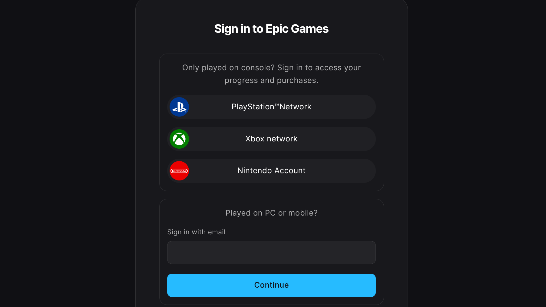 image to Sign in using your details