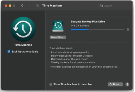 Image of time machine