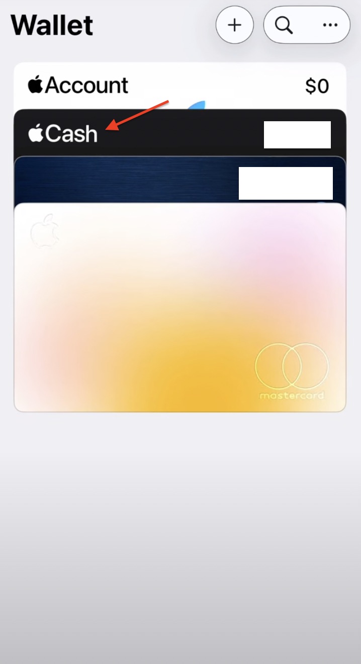 Image to change default card in Apple Pay