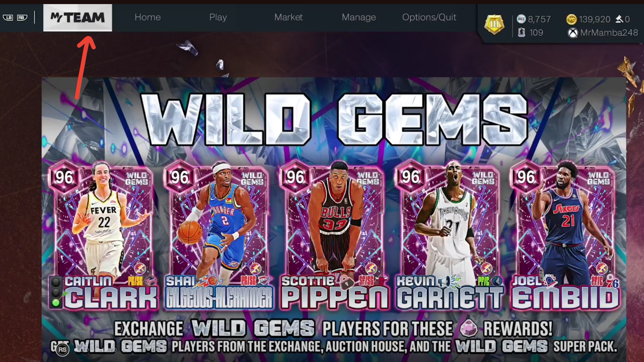 image to head into MyTEAM for NBA 2K26 Locker Codes