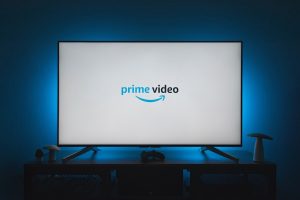 Prime Video logo on a TV