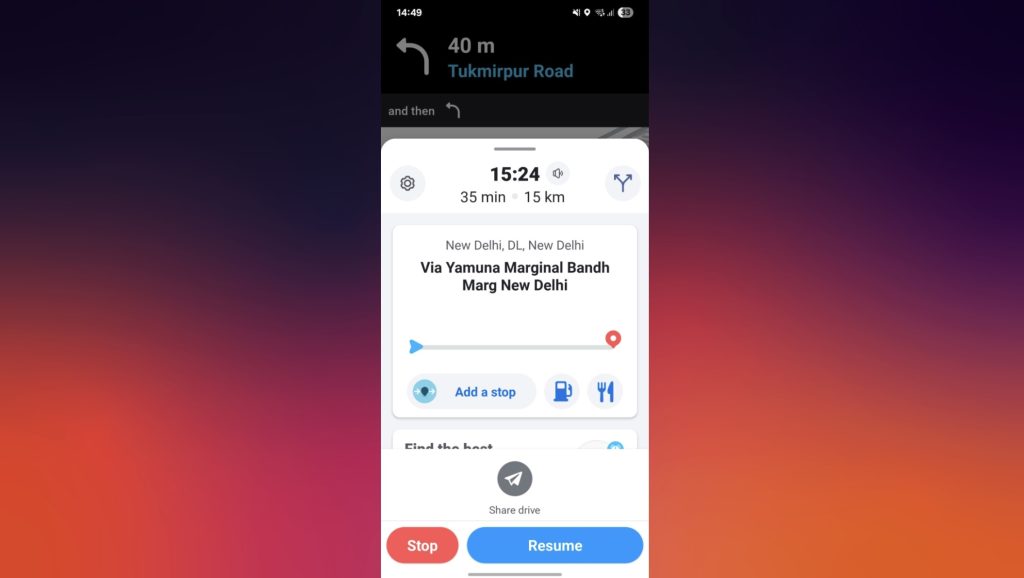 Waze music control symbols meaning
